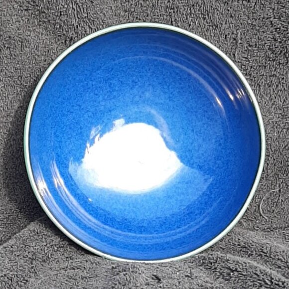 Denby Metz Pasta  Soup Bowl 6.5" D (1) Green Blue Metz - Picture 2 of 8